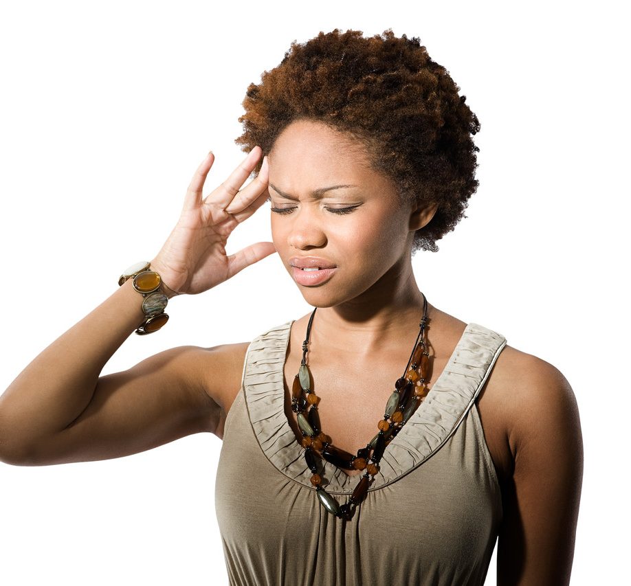 Stressed Young Woman --- Image by © Image Source/Corbis