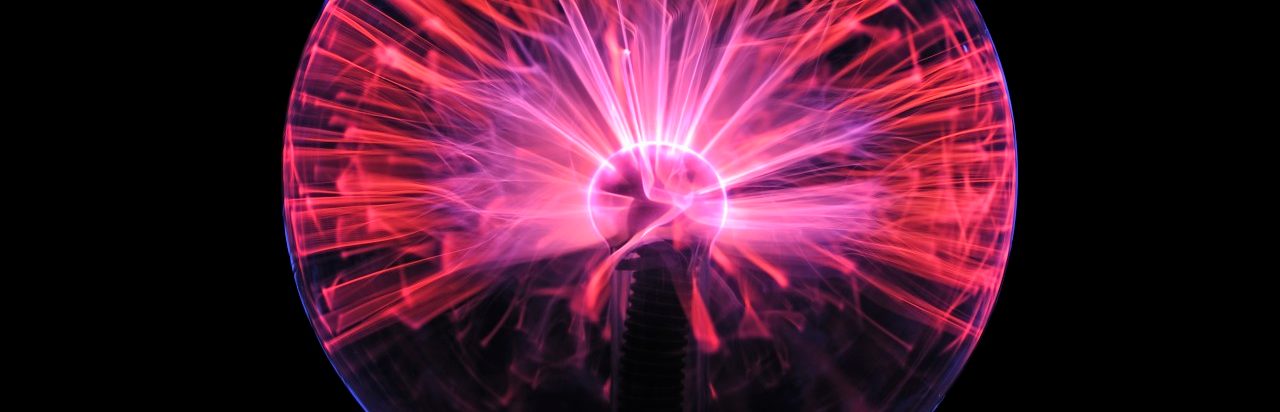 France --- Plasma ball on black background --- Image by © 145/Sami Sarkis/Ocean/Corbis