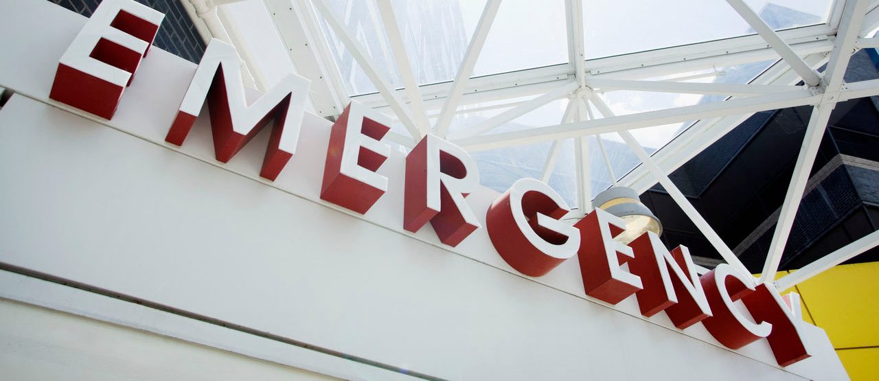 Emergency Room Sign --- Image by Â© Randy Faris/Corbis