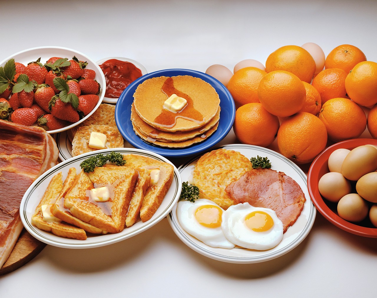 Breakfast Foods --- Image by © Brian Tolbert/Corbis